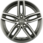 RC DESIGN - RC29 HIMALAYA GREY VOLL-POLIERT (HGVP) 8,5X20 LK:5/130 ET:50 ML:71,5